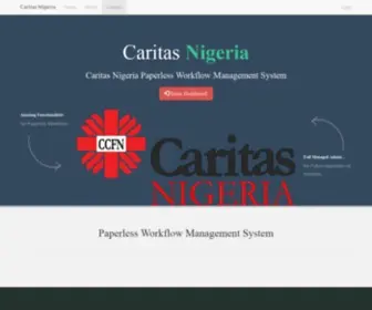 CCFNG.org(Caritas Nigeria) Screenshot
