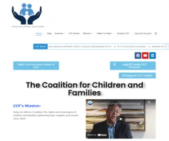 CCF.ngo(Coalition for Children and Families) Screenshot