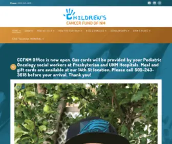 CCFNM.org(The Children's Cancer Fund of New Mexico) Screenshot