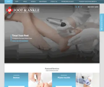 CCfootclinic.com(Cherry Creek Foot Clinic) Screenshot