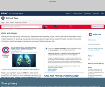 CCforum.com(Critical Care) Screenshot