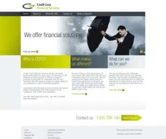 CCFS.com.au(Credit Corp Financial Services) Screenshot