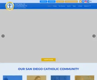 CCFSD.org(Catholic Community Foundation of San Diego) Screenshot