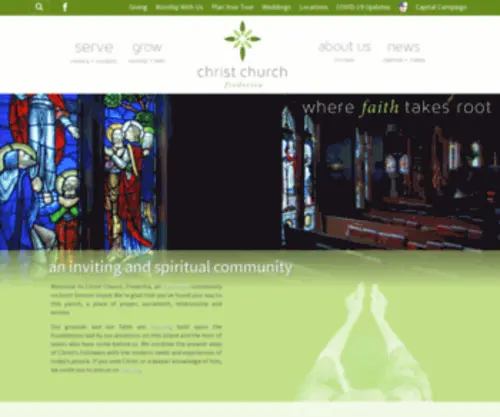 CCFssi.org(Christ Church Frederica) Screenshot