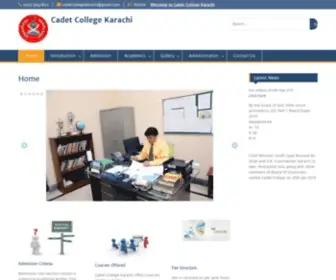 CCgadap.com.pk(Cadet College Karachi) Screenshot