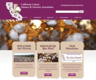 CCgga.org(California Cotton Ginners and Growers Association) Screenshot