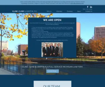 CCglawyers.com(Cline, Cline And Griffin, P.C) Screenshot