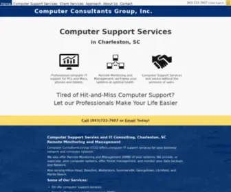 CCgnet.com(Computer Consultants Group) Screenshot