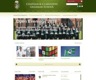 CCgrammarschool.co.uk(Chatham & Clarendon Grammar School) Screenshot