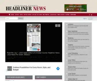 CCheadliner.com(Christian County Headliner News) Screenshot