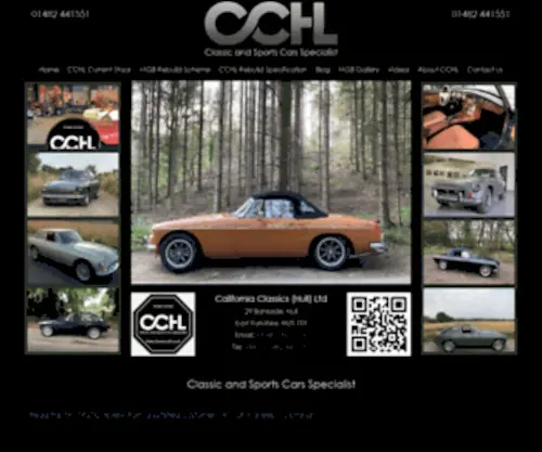 CCHL.co.uk(Classic and Sports Cars Specialist) Screenshot