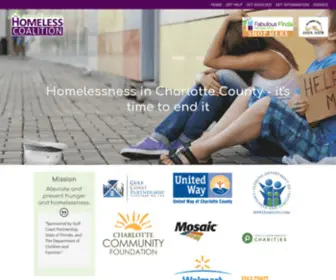 CChomelesscoalition.org(The Homeless Coalition) Screenshot