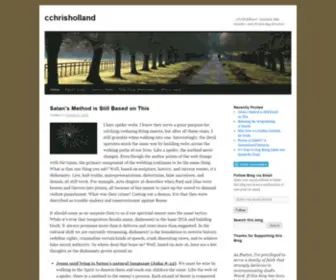 CChrisholland.com(Christ-follower, husband, dad, minister, and chronic day-dreamer) Screenshot