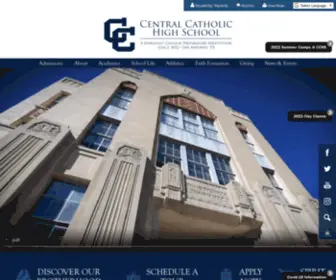 CCHS-Satx.org(Central Catholic High School) Screenshot