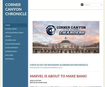 CCHSChronicle.com(CORNER CANYON CHRONICLE) Screenshot