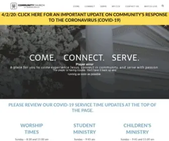 CChville.com(Community Church of Hendersonville) Screenshot