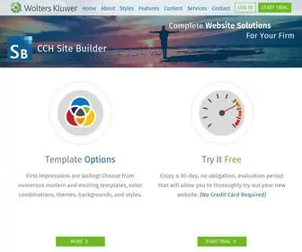 CChwebsites.com(CPA Websites at CCH Site Builder Providing Accounting Websites) Screenshot