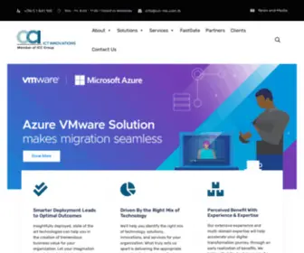 CCI-ME.com.lb(ICT Innovations) Screenshot