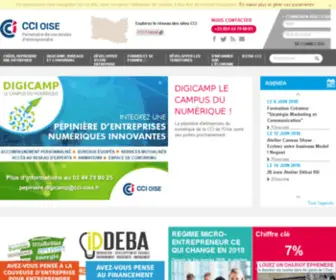 CCI-Oise.fr(Chambre de Commerce et d'Industrie de l'Oise) Screenshot