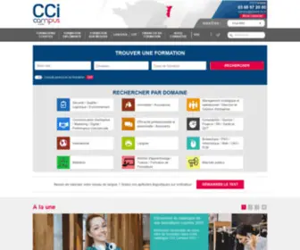 CCicampus.fr(CCI Campus) Screenshot