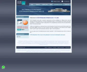 CCieenterpriselabs.com(CCIE Enterprise real labs) Screenshot
