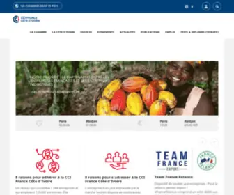 CCifci.org(CCI France Côte d'Ivoire) Screenshot