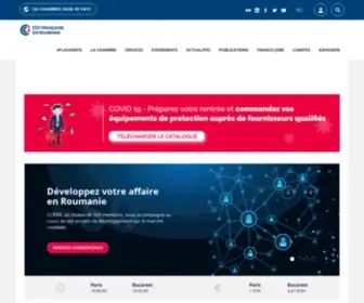 CCifer.ro(La CCI France Roumanie vous accompagne dans votre projet d'implantation en Roumanie) Screenshot