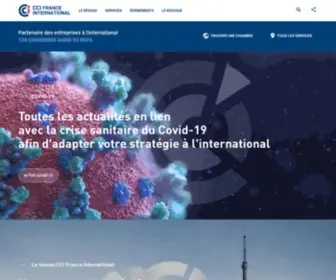 CCifrance-International.org(CCI France International) Screenshot
