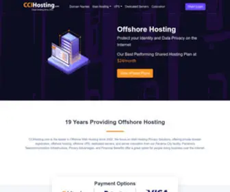 CCihosting.com(Offshore Hosting) Screenshot