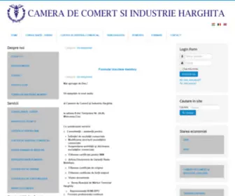 CCihr.ro(Camera de Comert si Industrie Harghita) Screenshot