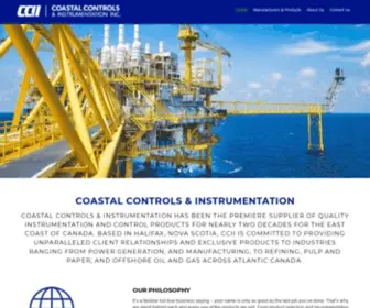 CCii.com(Coastal Controls & Instrumentation) Screenshot