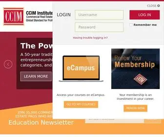 CCim.com(The CCIM Institute) Screenshot