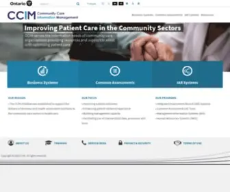 CCim.on.ca(Community Care information Management) Screenshot