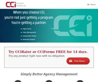 CCirater.com(CCiComputer Services) Screenshot