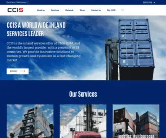 CCis-Network.com(CMA CGM Inland Services) Screenshot