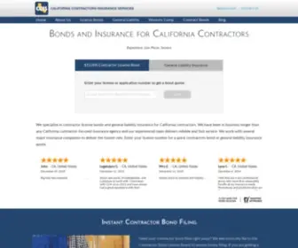 CCisbonds.com(Contractor Bonds and General Liability) Screenshot
