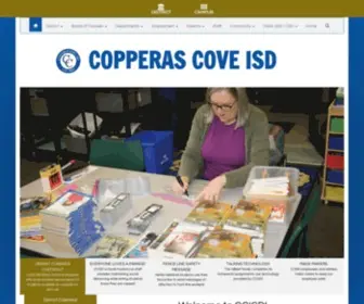 CCisd.com(Copperas Cove Independent School District) Screenshot