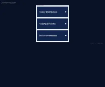 CCithermal.com(CCI Thermal Technologies Inc) Screenshot