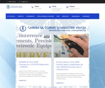 CCivl.ro(Camera de Comert si Industrie Valcea) Screenshot