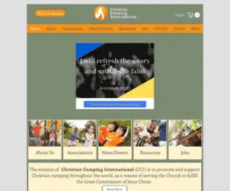 CCiWorldwide.org(Christian Camping International) Screenshot