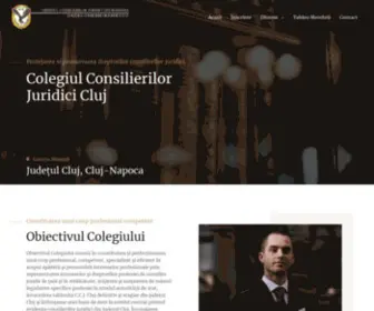 CCJCJ.ro(Colegiul Consilierilor Juridici Cluj) Screenshot