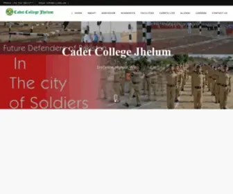 CCJ.edu.pk(Cadet College Jhelum) Screenshot