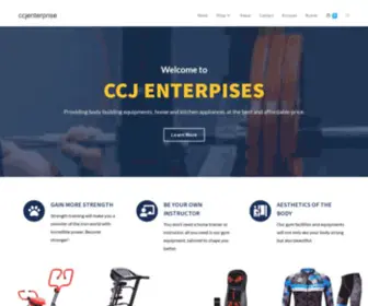 CCjenterprise.com.ng(Providing The Best Gym Equipment & Kitchen Appliances) Screenshot