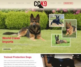 CCK9.com(Protection Dogs) Screenshot