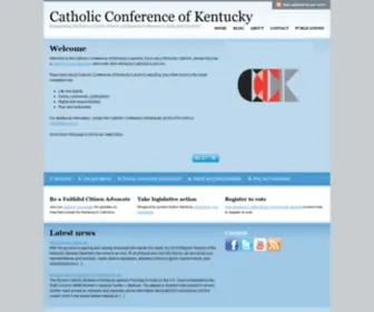CCKY.org(Catholic Conference of Kentucky) Screenshot