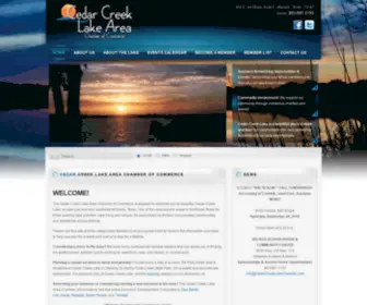 CClake.net(The Cedar Creek Lake Chamber of Commerce) Screenshot