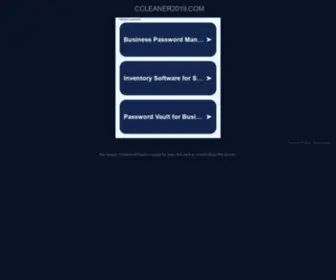 CCleaner2019.com(CCleaner 2019) Screenshot