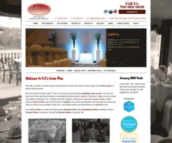 CClinenplus.com(Wedding Chair Covers) Screenshot