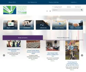 CCLS.org(Chester County Library System) Screenshot