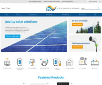 CClsolar.eu(CCL Solar B.V) Screenshot